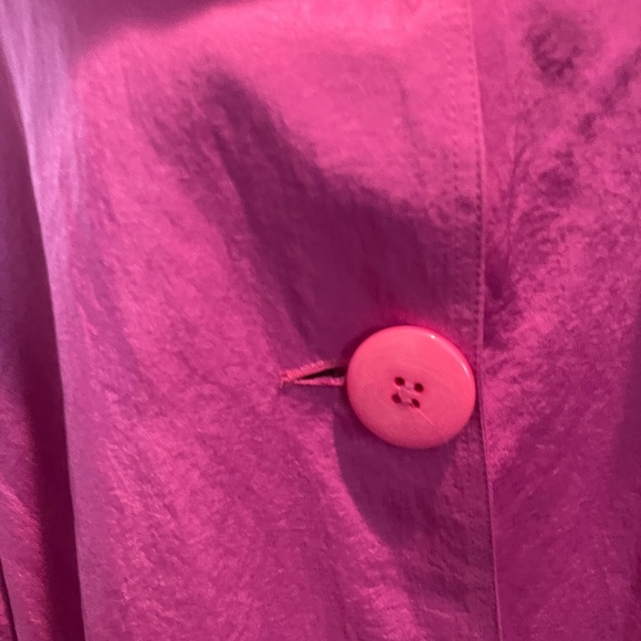 Design Today's Funky Oversize Fuchsia/Magenta Pink Women's Coat, Size 3XL - Picture 5 of 10